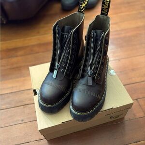 Dr. Martens Brown Leather Boots